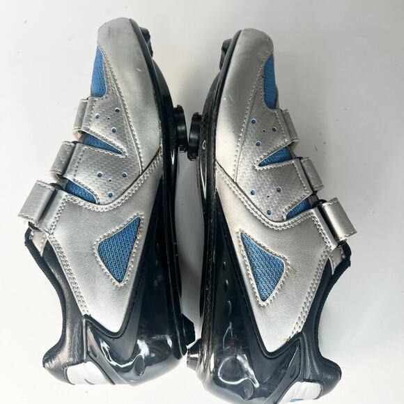 Nike Altea II Road Cycling Bike Shoes Silver Blue Black Women 7 - Picture 5 of 14
